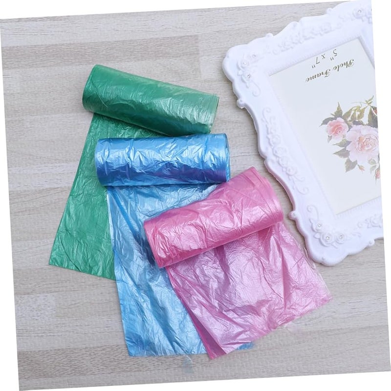 Didiseaon 3 قطع أكياس قمامة قوية مقاومة للتسرب للسلال الصغيرة ألوان عشوائية - Image 2